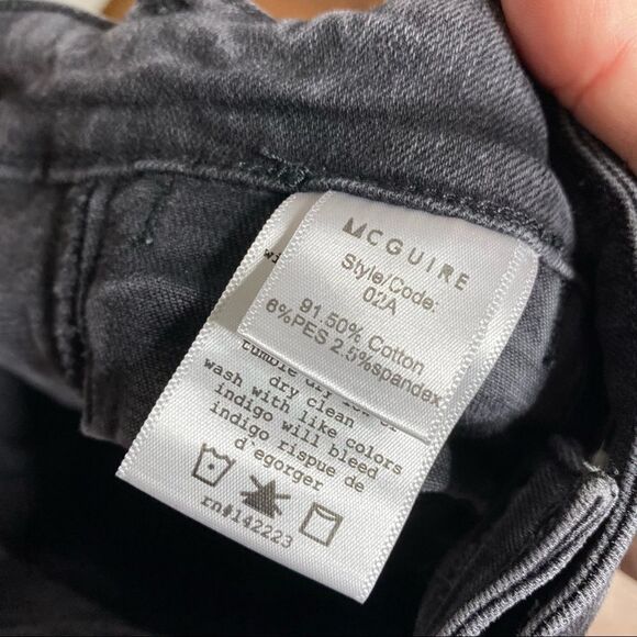 McGuire Women's Denim Skinny Jeans, Size 24 - Picture 6 of 8